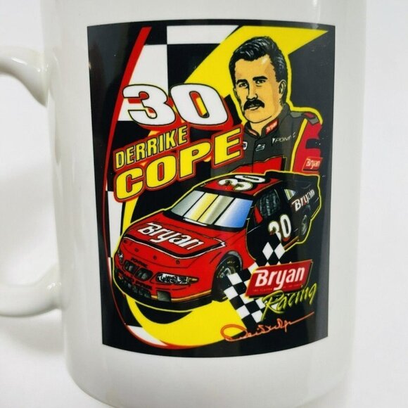 Vintage Derrike Cope Mug Racing Car Driver Bryan Pontiac 30 NASCAR Tournament - Picture 6 of 10